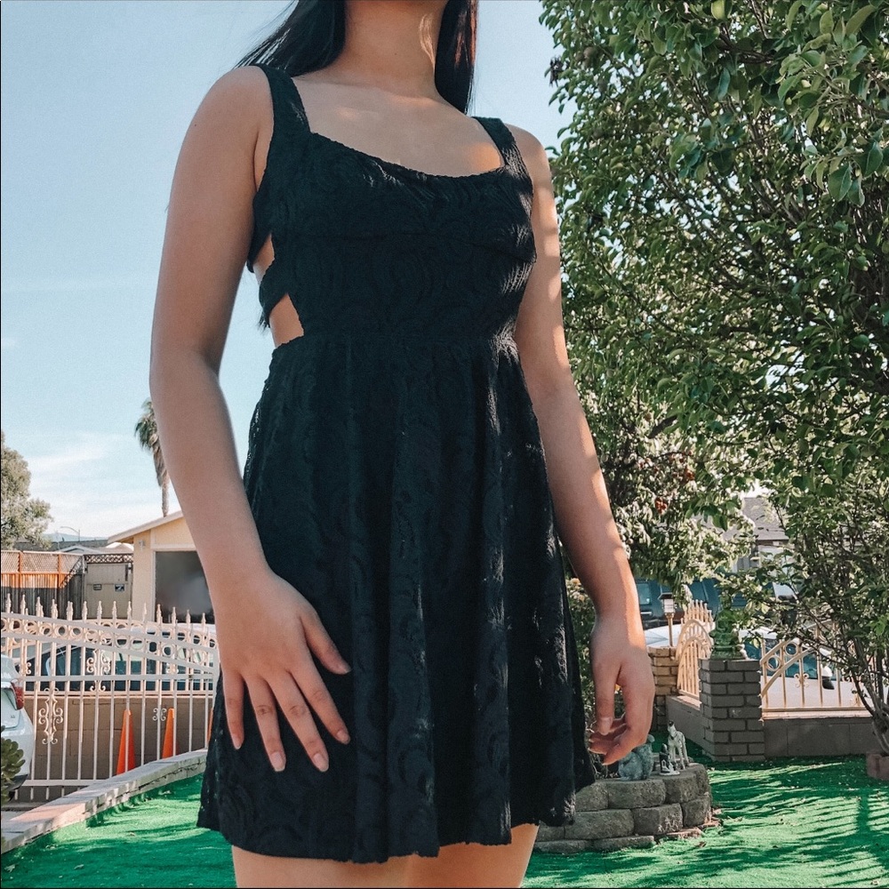 FREE PEOPLE | Lace Backless Dress